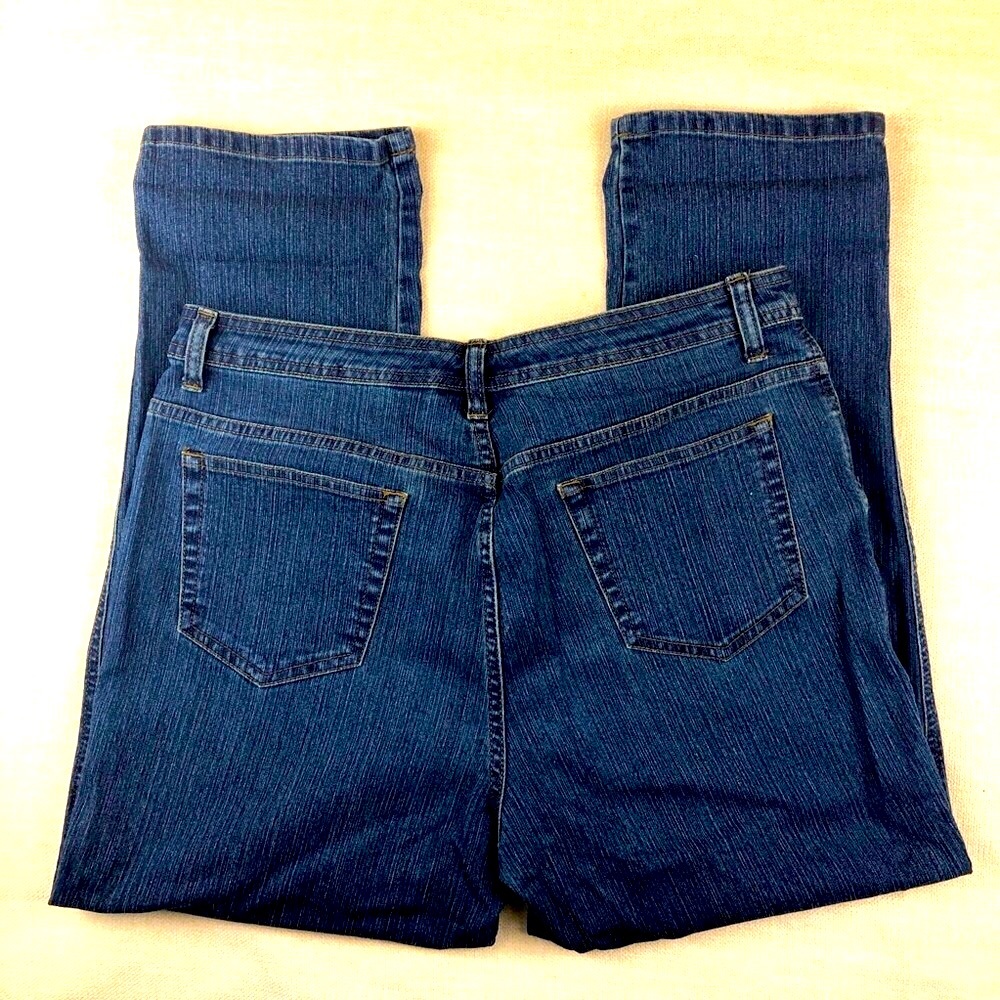 Jeans Stretch, Bill Blass, Petite Dark Blue